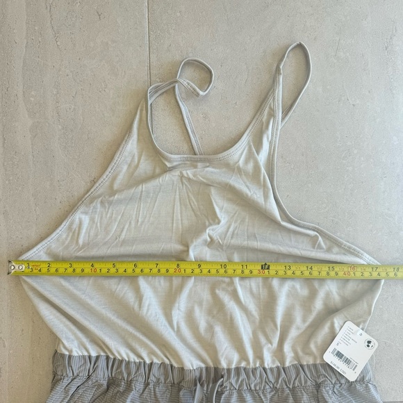 Free People Movement Back Packer Onesie Jumpsuit Color Muted Beige Size S - Picture 4 of 10